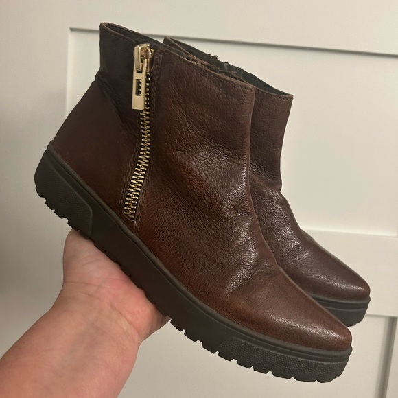 Chelsea Crew Brown London Leather Ankle Boots Size 40 - Picture 13 of 14